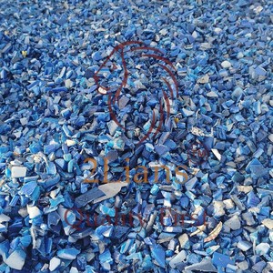 Gránulos Irregulares de HDPE Azul 2Lians, Reciclados, Grado de Moldeo por Soplado, Alta Resistencia al Impacto, Sin Lavar, para Equipamiento Deportivo Japonés - Product Image 2