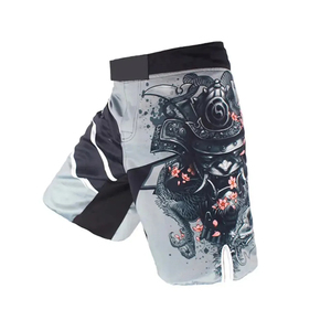 Pantalones Cortos de MMA de Poliéster y Spandex de Alta Calidad OEM para Hombre, Ropa de Entrenamiento de Judo y Artes Marciales, Corte Largo, Personalizables - Product Image 5