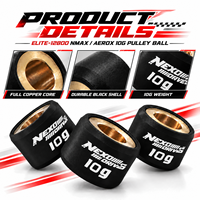 ORIGINAL MOKOTO ELITE-12800 NMAX NEXO DRIVE PULLEY BALL 3PCS FLY BALL 10G pour moto NMAX