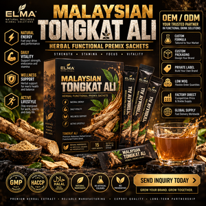 Café Instantáneo Amargo con Ginseng y Tongkat Ali de Malasia, Aroma Intenso para Hombres, en Sobres, Etiqueta Privada, Proveedor Mayorista OEM - Product Image 1