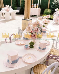 Chaise pour enfants en rotin artisanal à louer pour les événements de mariage, les fêtes d'anniversaire, les festivals et la décoration professionnelle de fêtes pour enfants - Product Image 3