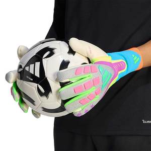 Gants de football Predator Pro en néoprène légers, respirants, antidérapants, ajustables, à doigts entiers, pour performance en extérieur, imperméables et anti-UV - Product Image 3