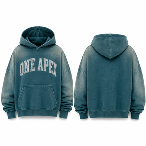 เสื้อฮู้ดโอเวอร์ไซส์สำหรับผู้หญิง ONE APEX ผ้าฟลีซเนื้อหนานุ่ม ระบายอากาศได้ดี ซับในอย่างดี สไตล์วินเทจ ลุคซักย้อนยุค เหมาะสำหรับฤดูหนาว - Product Image 3