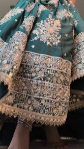 Conjunto de Lehenga Choli de Satén de Diseño Indio-Pakistaní con Bordado de Hilo y Lentejuelas, Dupatta de Red Suave de 3 Metros, Estilo Flare Cancan para Fiesta Bollywood - Product Image 4