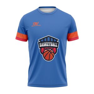 ผู้ผลิตเสื้อเจอร์ซีย์บาสเก็ตบอลแขนสั้นแบบซับลิเมชั่นพิมพ์ลายตามสั่ง แห้งเร็ว ระบายอากาศได้ดี เหมาะสำหรับการวอร์มอัพของทีม - Product Image 1