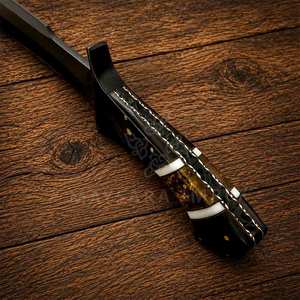 Cuchillo Bowie OEM Hecho a Mano con Recubrimiento en Polvo de Acero D2 de Grado Industrial, Garantía de 3 Años, para Caza y Camping, con Funda de Cuero y Resina Ergonómica - Product Image 2