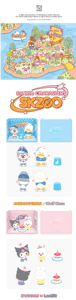 Stray Kids ROOM FIGURE-SKZOO X SANRIO CHARACTERS Llavero de Papel y Plástico de Música Pop Infantil (Coreano) - Product Image 3