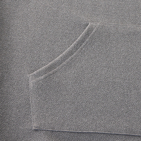 Sweat-shirt à capuche oversize pour homme, style color block, décontracté, avec poche, en polaire double couche, gris, rouge, bleu, polyester, pour l'hiver