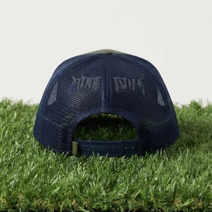 Men's <b>Navy</b> Green Trucker <b>Cap</b> Custom Embroidered Logo Mesh Back <b>Baseball</b> Hat Adjustable Outdoor Streetwear - Product Image 6