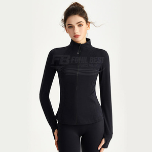 Ensemble 2 pièces de vêtements de sport pour femme grande taille, style Lulu, en nylon/spandex, col rond, sans manches, respirant, avec logo animalier imprimé sur le devant - Product Image 2