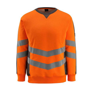 Hi Vis High Visibility Zip <b>Pouch</b> Sweatshirt Hooded Jumper Fleece Workwear Hoodie Genuine Premium Quality Sustainable Washable - Product Image 1