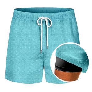 Nouveau design, logo personnalisé, shorts de sport athlétiques doublés 2 en 1 pour hommes, shorts de course à compression pour hommes - Product Image 2