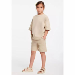 ฤดูร้อนใหม่เด็กชายเด็กหญิงเสื้อยืดแขนสั้นกางเกงขาสั้นชุดสองชิ้นชุดเด็กผ้าฝ้ายผสมเสื้อยืด + กางเกงขาสั้นชุดคอมโบ - Product Image 5