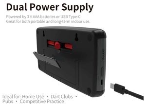 Dart Score Lite, Sistema Electrónico de Puntuación de Dardos, Tabla de Puntuación de Dardos Ligera de Plástico ABS, Certificación CE, Accesorios para Dardos - Product Image 4