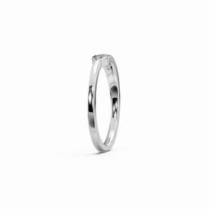 Anillo de Diamante Moissanite de Proveedor Indio para Mujer, Joyería Clásica de Compromiso con Brillo y Estilo Deslumbrantes en Venta - Product Image 2