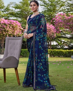 K V International – Nouveauté : Tissu Georgette Imprimé Traditionnel pour Enfants, Réversible, Séchage Rapide, Infroissable, Idéal pour Mariages, Fêtes et Usage Quotidien – Collection Automne - Product Image 5