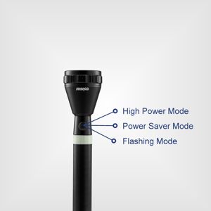 ไฟฉายยุทธวิธีประสิทธิภาพสูงแบตเตอรี่ Li-ion 2000มิลลิแอมป์ต่อชั่วโมงไฟ LED กระพริบโหมดลำแสงอลูมิเนียมเกรดเครื่องบิน - Product Image 4