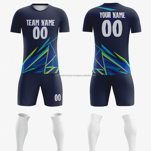 Customized High Quality Football Jerseys Quick-Dry Heat-Transfer Printed Sets 100% <b>Polyester</b> Custom Logo Team Names Numbers - Product Image 5