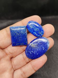 Lote de Cabujones de Lapislázuli Azul, Lote de Piedras Semipreciosas de Lapislázuli para Joyería, Piedras Pulimentadas Lisas de Formas Variadas - Product Image 6