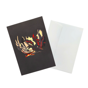 Tarjetas 3D Pop-up con Diseño de Dragón de Fuego, Tarjeta de Felicitación Hecha a Mano en 3D con Sobre, Tarjeta Pop-up para Regalo, Tarjetas 3D para Ocasiones Especiales - Product Image 4