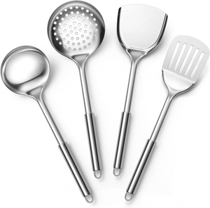 ช้อนส้อมสแตนเลสสั่งทำพิเศษ ดีไซน์เรียบหรู ด้ามยาว ขัดเงาอย่างดี - Product Image 4