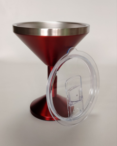 Vaso Margarita de Acero Inoxidable, Vaso Martini Aislado, Vasos de Vino de Doble Pared, Copa para Champán - Product Image 5