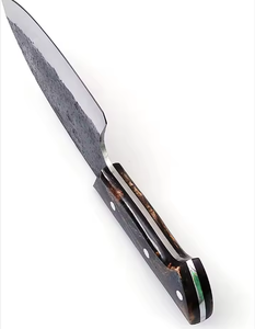 Couteau à découper en acier au carbone LEGACY BLADES avec logo personnalisé, manche en bois de rose, fabricant de couteaux de cuisine OEM ODM - Product Image 5