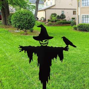 Adornos de hierro únicos para jardín de Halloween, para decoración de exteriores, creando un ambiente embrujado - Product Image 2