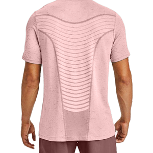 Camiseta Deportiva de Manga Corta para Hombre, Color Verde Claro, con Espalda de Malla, Absorbe la Humedad, Cuello Redondo, Transpirable, de Secado Rápido, Color Sólido, para Verano - Product Image 5