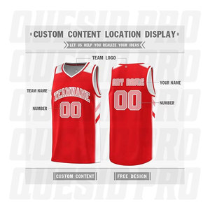 Maillots de basket personnalisés par sublimation, haute qualité, séchage rapide, uniformes de basket pour jeunes, logo d'équipe, maillot de basket - Product Image 3