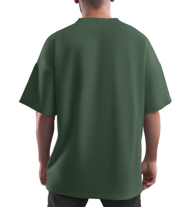 Camiseta de Hombre, Corte Holgado, Algodón/Fibra de Bambú, 260g, Bordada, Estampado Casual - Product Image 3