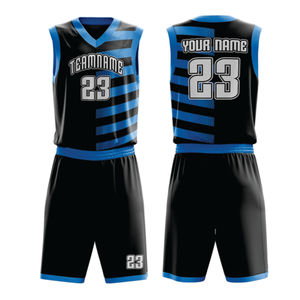 Uniformes de Baloncesto Personalizados de Alta Calidad Profesional, Impresos en Poliéster 100% Transpirable, Servicio OEM para Deportes - Product Image 1