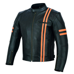 High Quality Leather Jacket Customized Logo Men Leather Jacket Fashion Clothing Winter Jacket For Men Winter Jacket OEM Custom - Product Image 3
