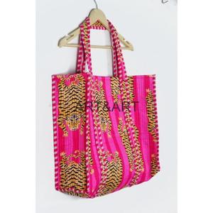 Bolsa de Mano Vintage Resistente, Diseño Acolchado de Algodón Grueso, Dos Asas, Gran Capacidad, Ideal para Gimnasio y Bodas - Product Image 4