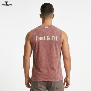 Gym Clothing Men's Sleeveless Muscle Shirt Stringer Tank Top Fitness Basketball <b>Running</b> <b>Singlet</b> Quick Dry Breathable - Product Image 3