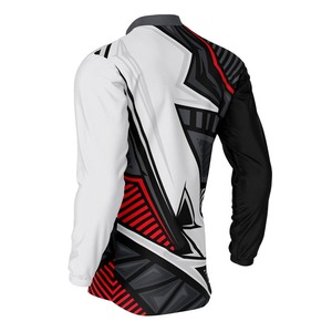 Custom Summer <b>Racing</b> Jersey Long Sleeve Polyester Motocross Shirt Digital Print Windproof Breathable Anti-UV OEM Private Label - Product Image 5