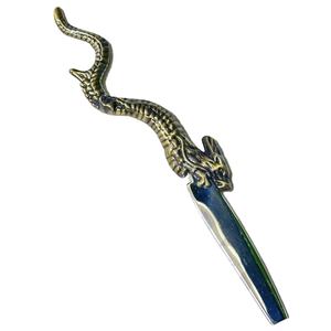 Navaja de Adelgazamiento de Pelo con Diseño de Dragón para Barberos, de Acero Inoxidable, Herramienta para Estilizar el Cabello y Adelgazar la Barba - Product Image 1