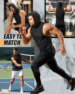 Premium Cotton Tank Top For Men Men's Gym Tank Top Sleeveless Workout Shirt Custom Logo Men's Tank Top Sportswear - Product Image 3