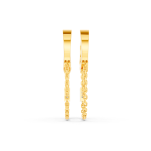 Boucles d'oreilles en or massif 14K 9K 10K 18K avec diamants de laboratoire certifiés IGI, fabricant de bijoux fins éthiques RJC ODM OEM, vente en gros EA501907 - Product Image 4