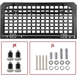 Ripiano Posteriore Pieghevole con Tavolo per Portellone Compatibile con Jeep Wrangler JK/JKU 2007-2018 e JL/JLU 2018-2022 - Product Image 3