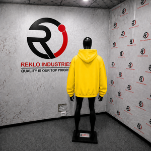 Sudadera con Capucha para Hombre, Diseño Gráfico Dorado con Arte Abstracto de Monstruos, Estilo Casual, Tela Francesa de Algodón, Logotipo Frontal, Prenda Otoñal, Estampado Moderno - Product Image 4