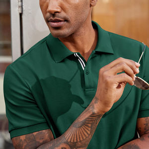 Chemises polo pour hommes à manches courtes, style tendance, été, t-shirts pour hommes, haute qualité, vêtements décontractés pour hommes, chemises polo pour hommes - Product Image 3