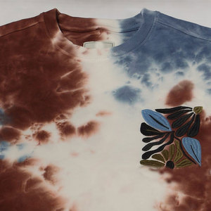 T-shirts surdimensionnés pour hommes en coton biologique 100% - Logo brodé personnalisé - Été - Doux - Écologique - 300g - Haute qualité - Respirant - Product Image 2