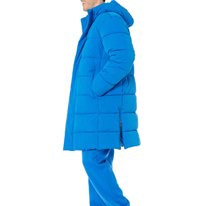 Men's Winter <b>Parka</b> Jacket <b>Coat</b> High Street Style Solid Color Warm Thick Hooded Casual Outwear High Quality Fabric - Product Image 2