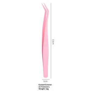 Juego de Pinzas para Pestañas Morje de Acero Inoxidable Quirúrgico de Precisión, 5 Colores, Puntas Dentadas/Aserradas y Lisas para Extensión de Pestañas - Product Image 4