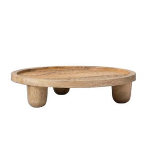 Bandeja de madera con forma de nube, muy vendida, bandeja decorativa moderna de diseño único para servir bocadillos, para usar en la mesa de café, nueva. - Product Image 1
