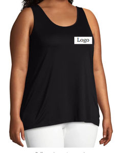 Débardeur de sport personnalisé OEM pour femmes, en nylon et élasthanne tricoté, respirant, pour la gym et le yoga - Product Image 5