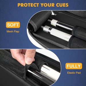 Best Quality Snooker Billiard <b>Stick</b> Bag Soft Rexine/Cordura Material Custom Logo Labels Adjustable Shoulder Strap XL XXL XXXXL - Product Image 4