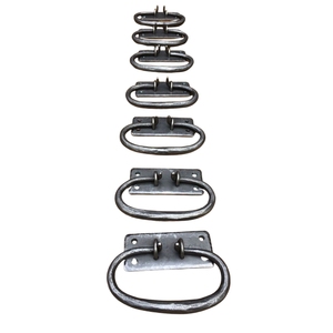 Nuevo Timbre Decorativo Forjado a Mano con Acabado de Hierro Metálico con Recubrimiento en Polvo para Armario, Tirador para Entrada Principal, para Decoración - Product Image 2