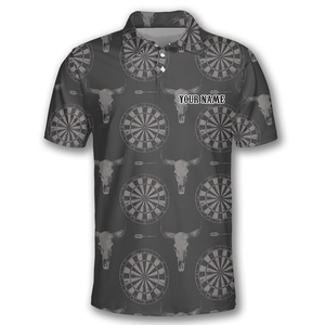 เสื้อโปโลพิมพ์ลายตามสั่งสำหรับทีมดาร์ท ออกแบบโลโก้ได้ - Product Image 5